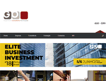 Tablet Screenshot of goe.com.pt